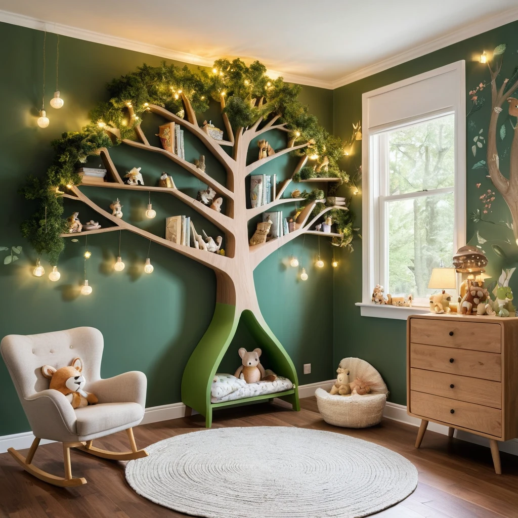 Whimsical Forest Wallpaper