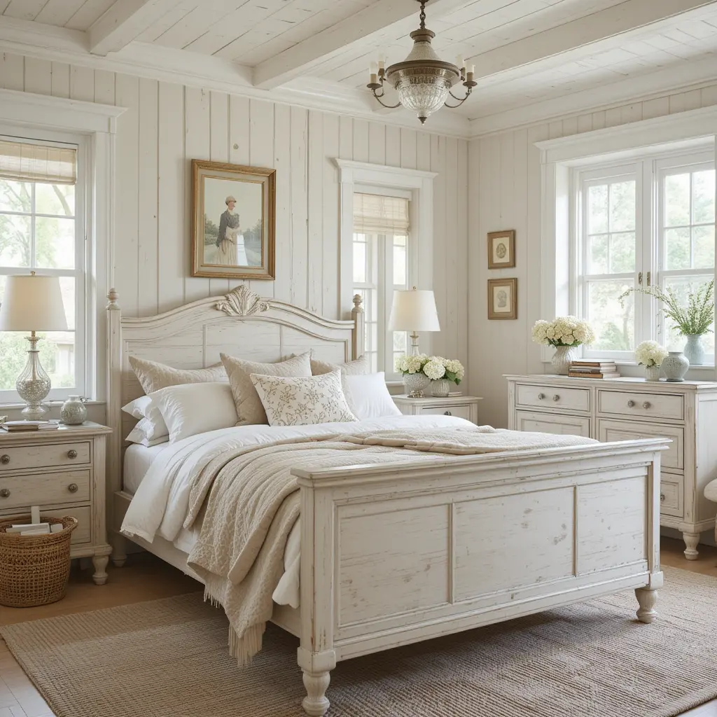 Whitewashed Wood Accents