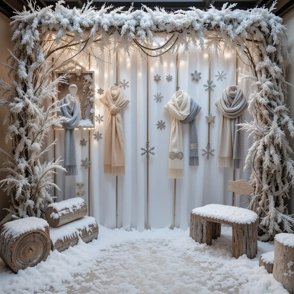 Winter-Themed Photo Booth