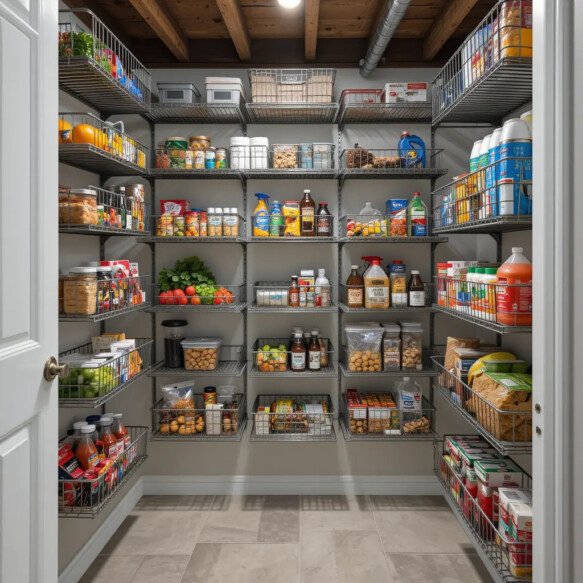 Wire Basket Storage