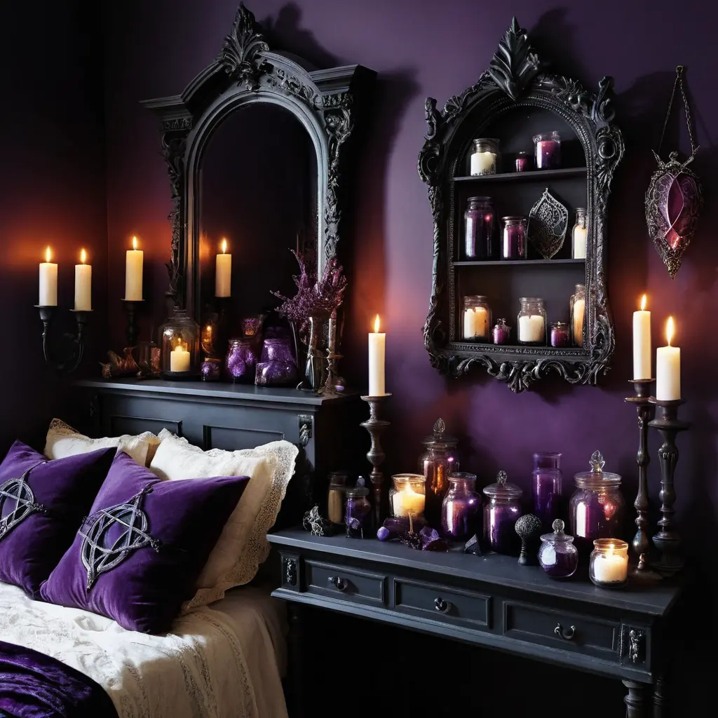Witchy Fantasy Bedroom