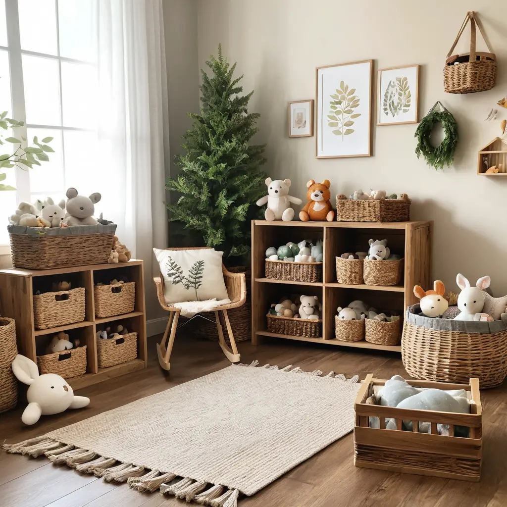 Wooden Toy Storage