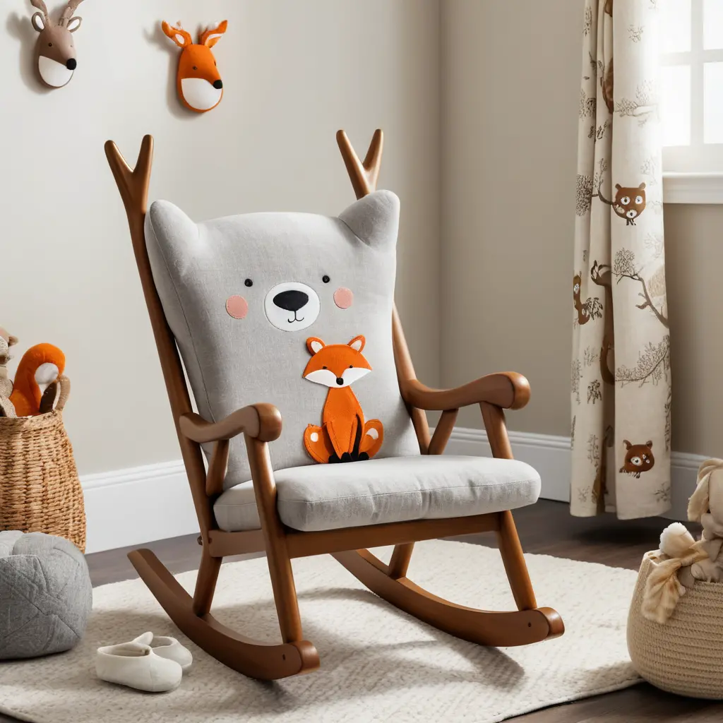 Woodland Animal Rocking Chair