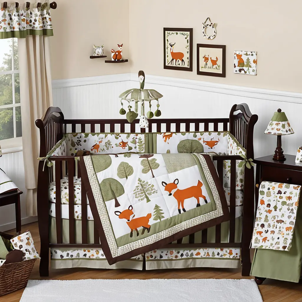 Woodland-Themed Bedding