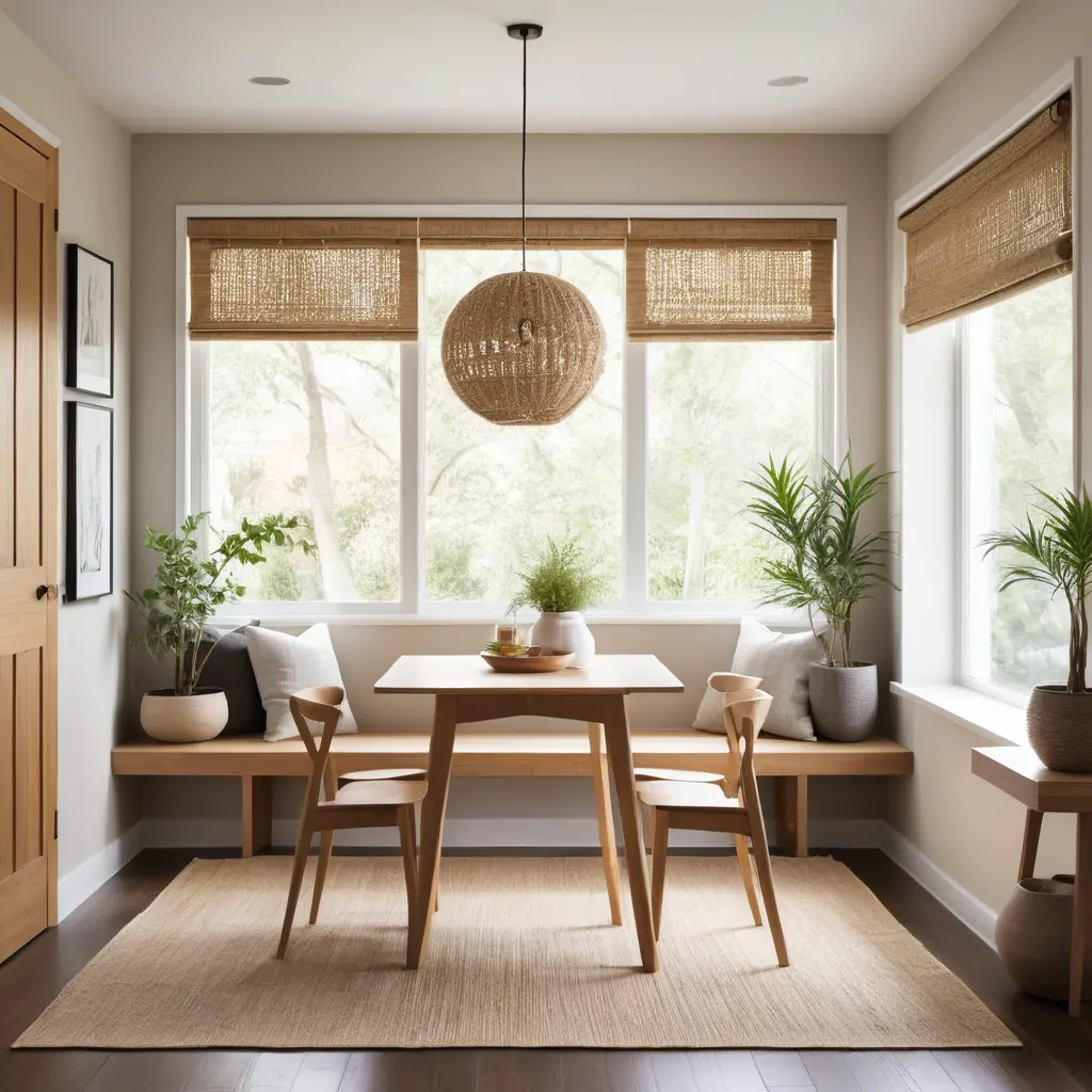 Zen-Inspired Breakfast Nook