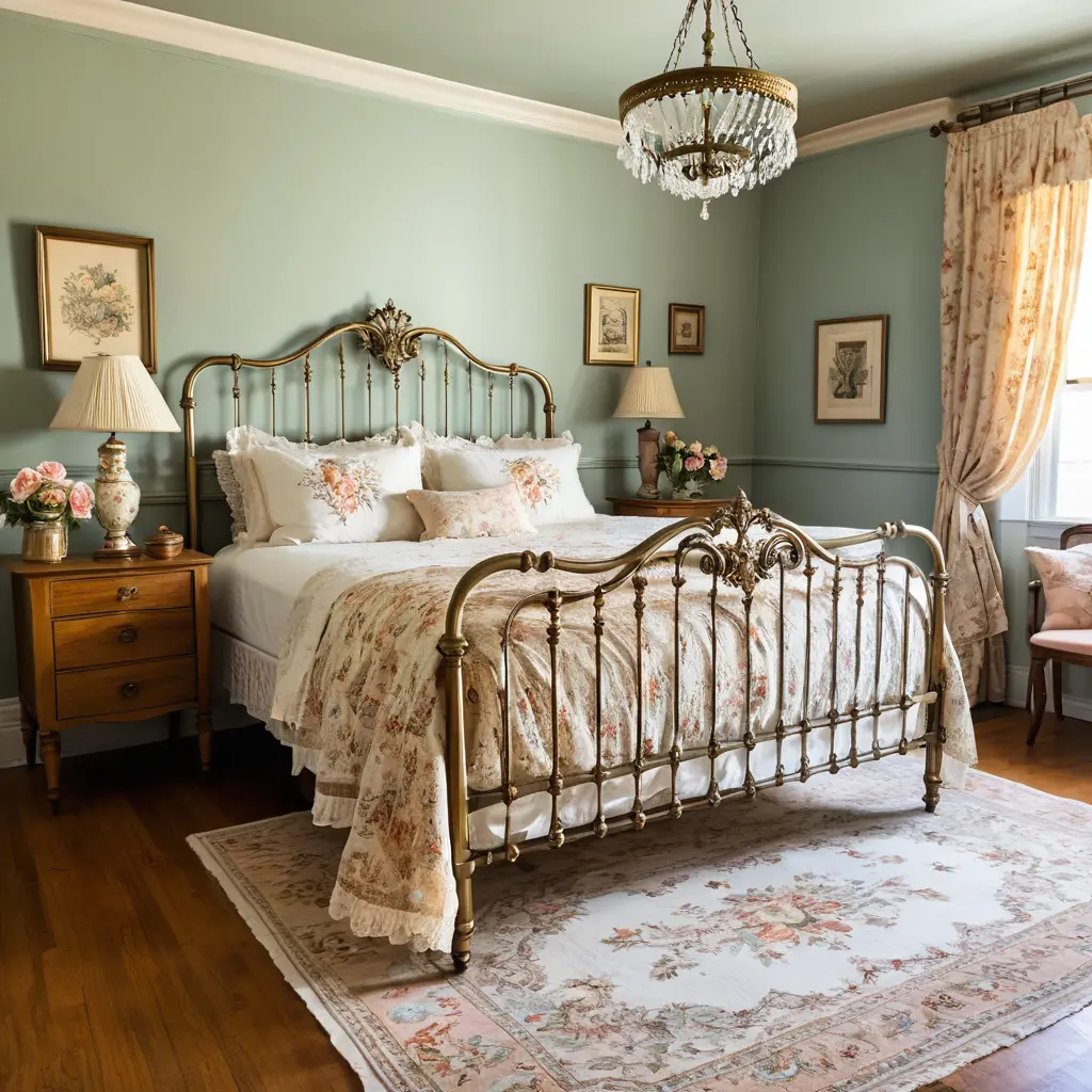 Antique Brass Bed Frame