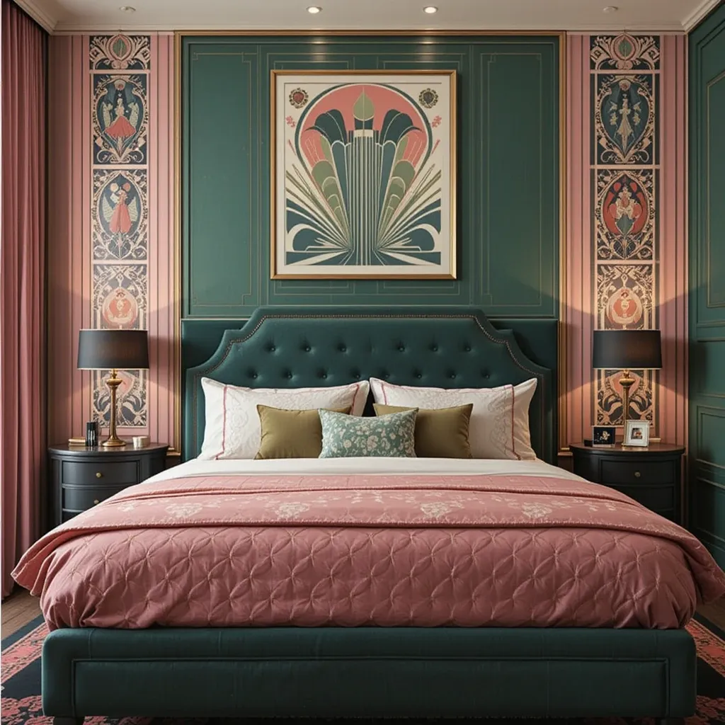 Art Deco Prints on Walls