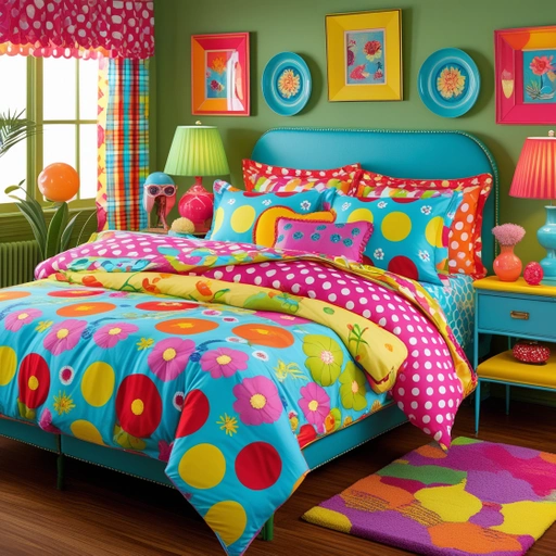 Colorful Bed Linens
