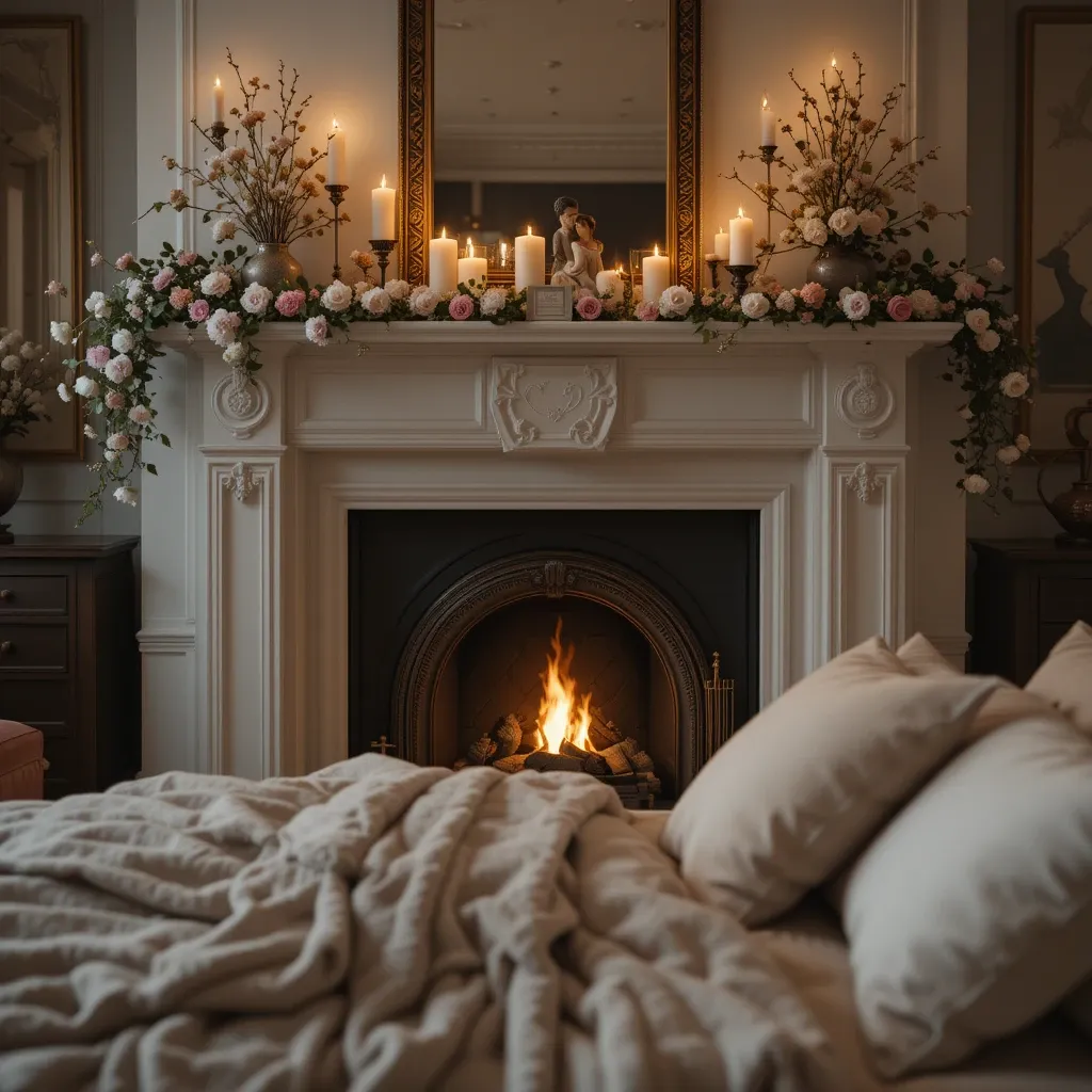 Cozy Fireplace Setup
