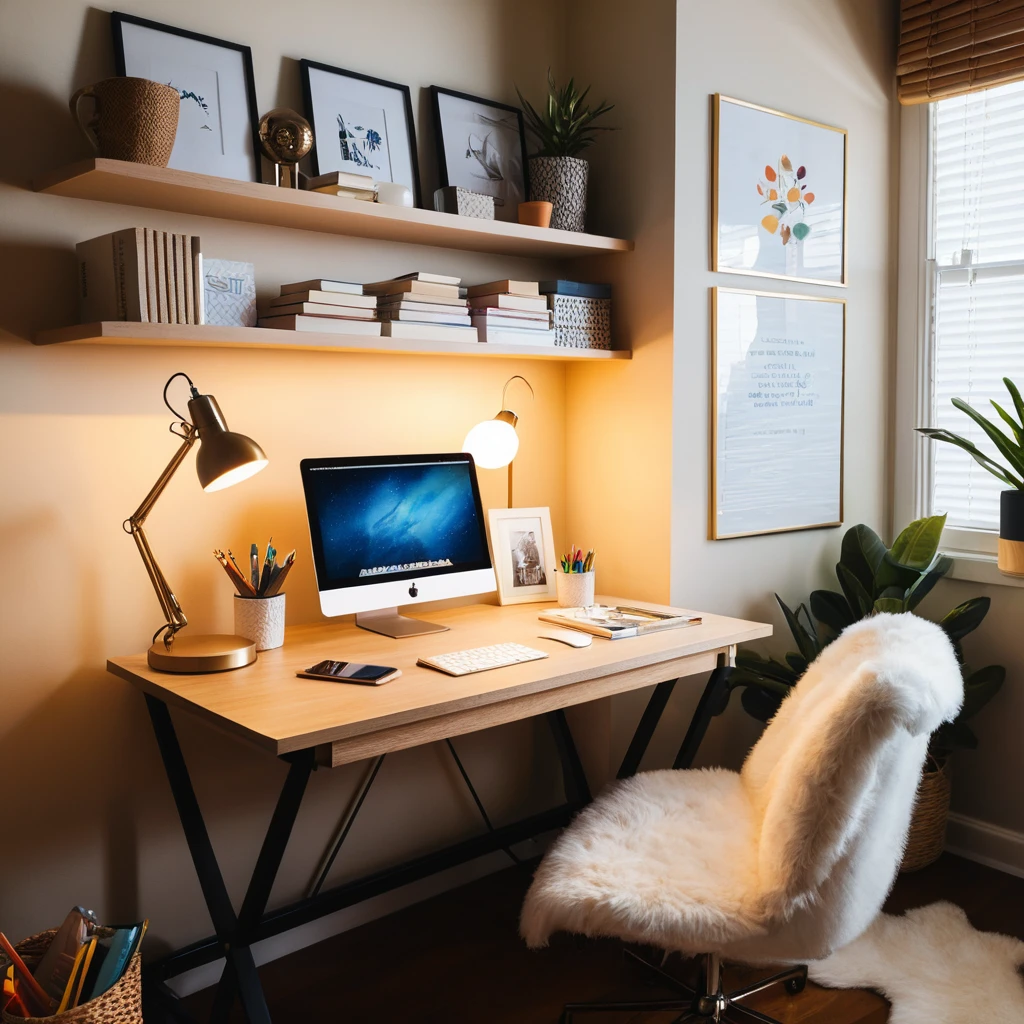 Desk Lamp with Adjustable Lighting