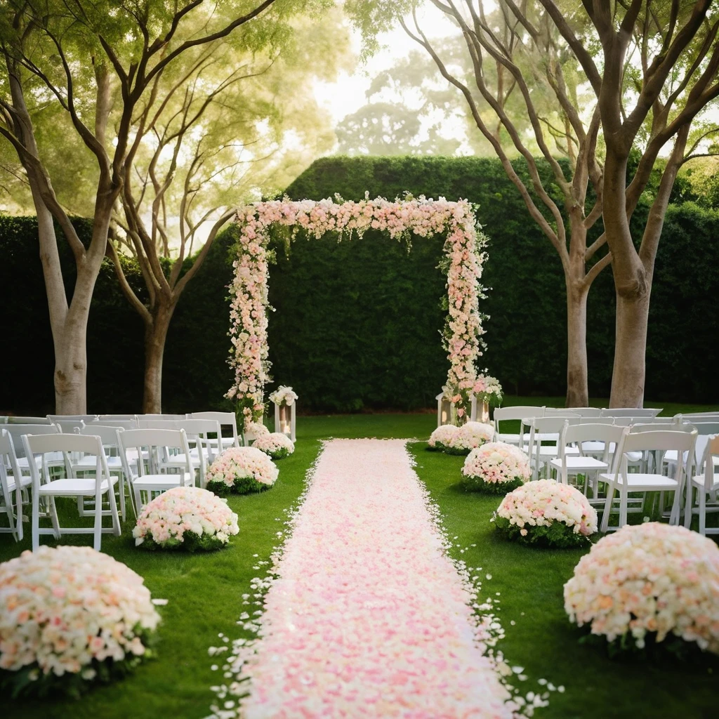 Flower Petal Aisle