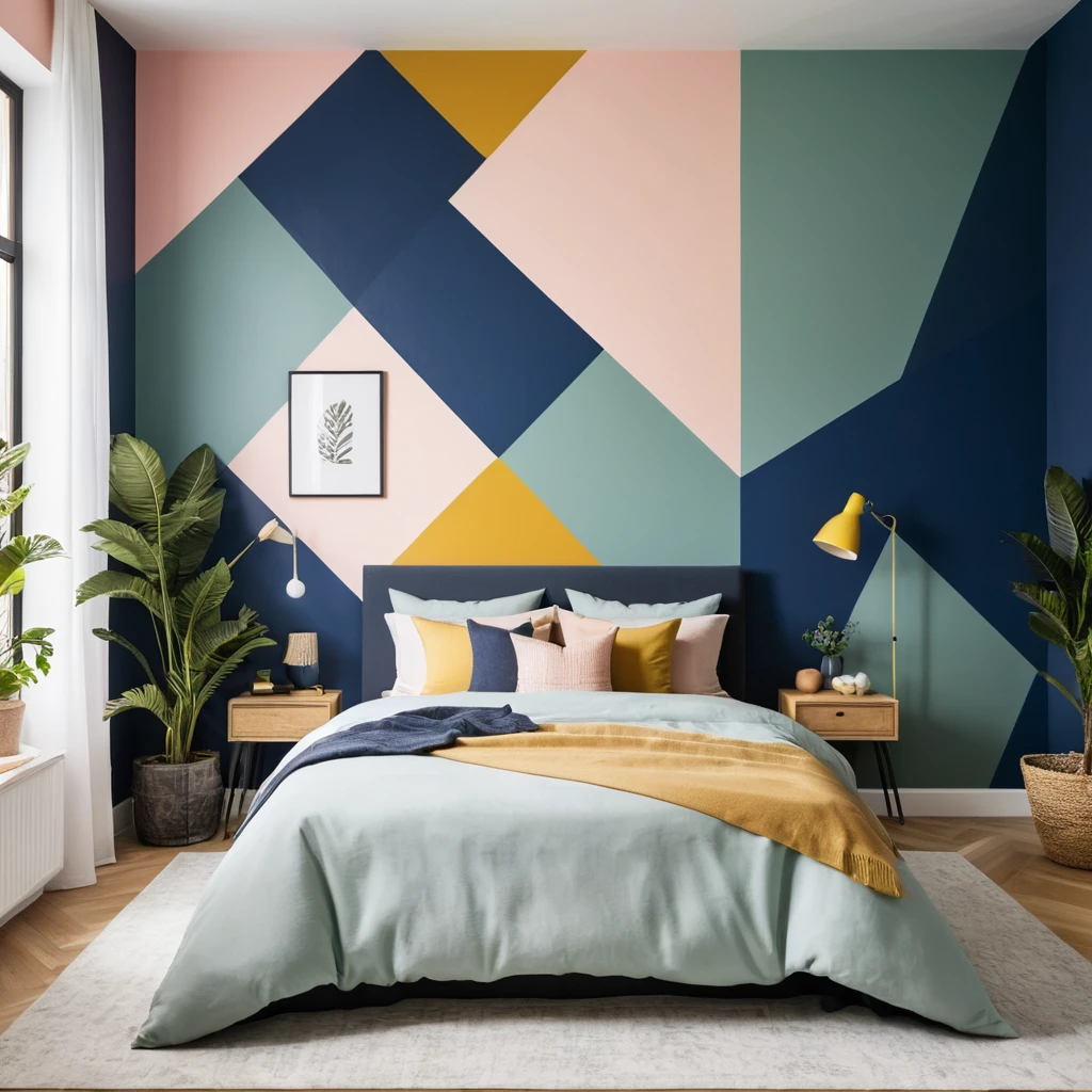 Geometric Wall Paint