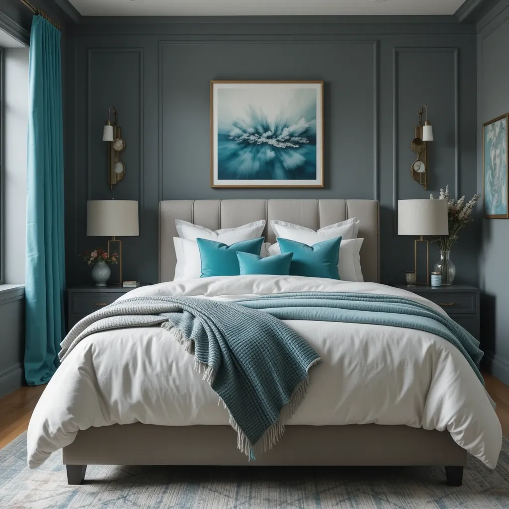 Grey and Teal Serenity