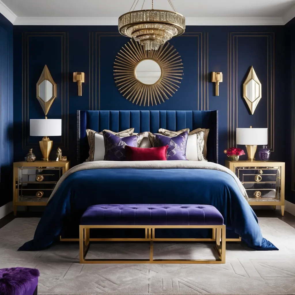 Jewel-Toned Bedding