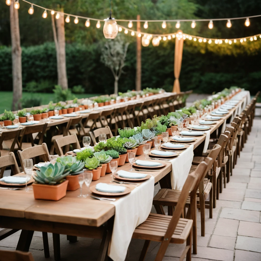 Mini Garden Centerpieces