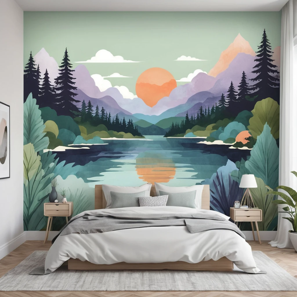 Nature-Inspired Wall Murals