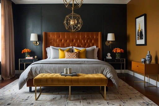 Pop of Metallic Accents