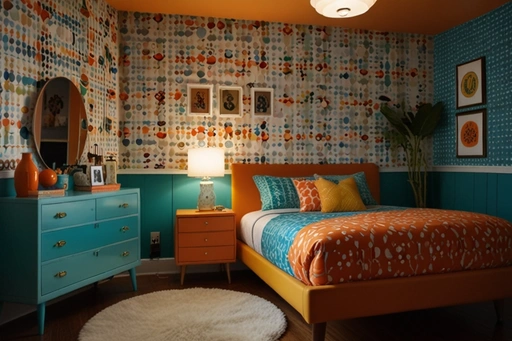 Retro-Inspired Wallpaper Borders