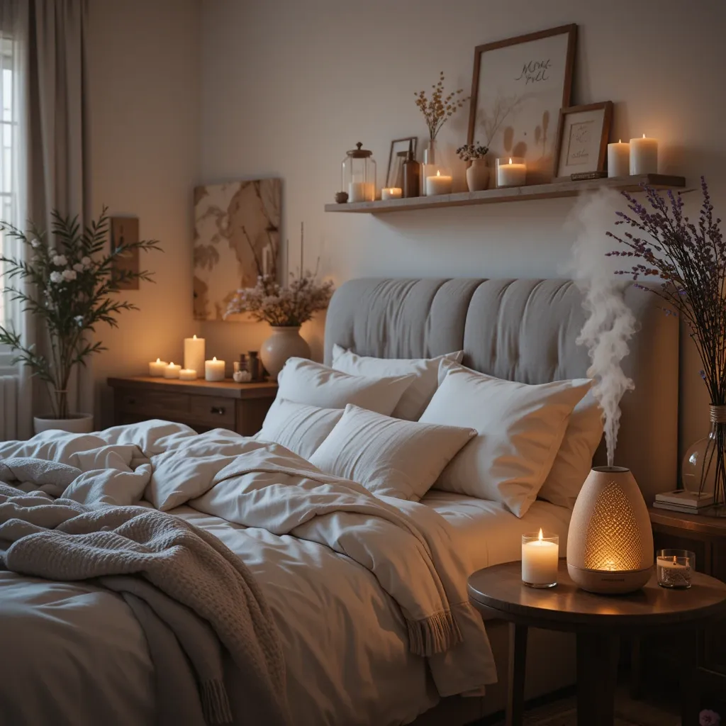 Scented Candles and Essential Oils