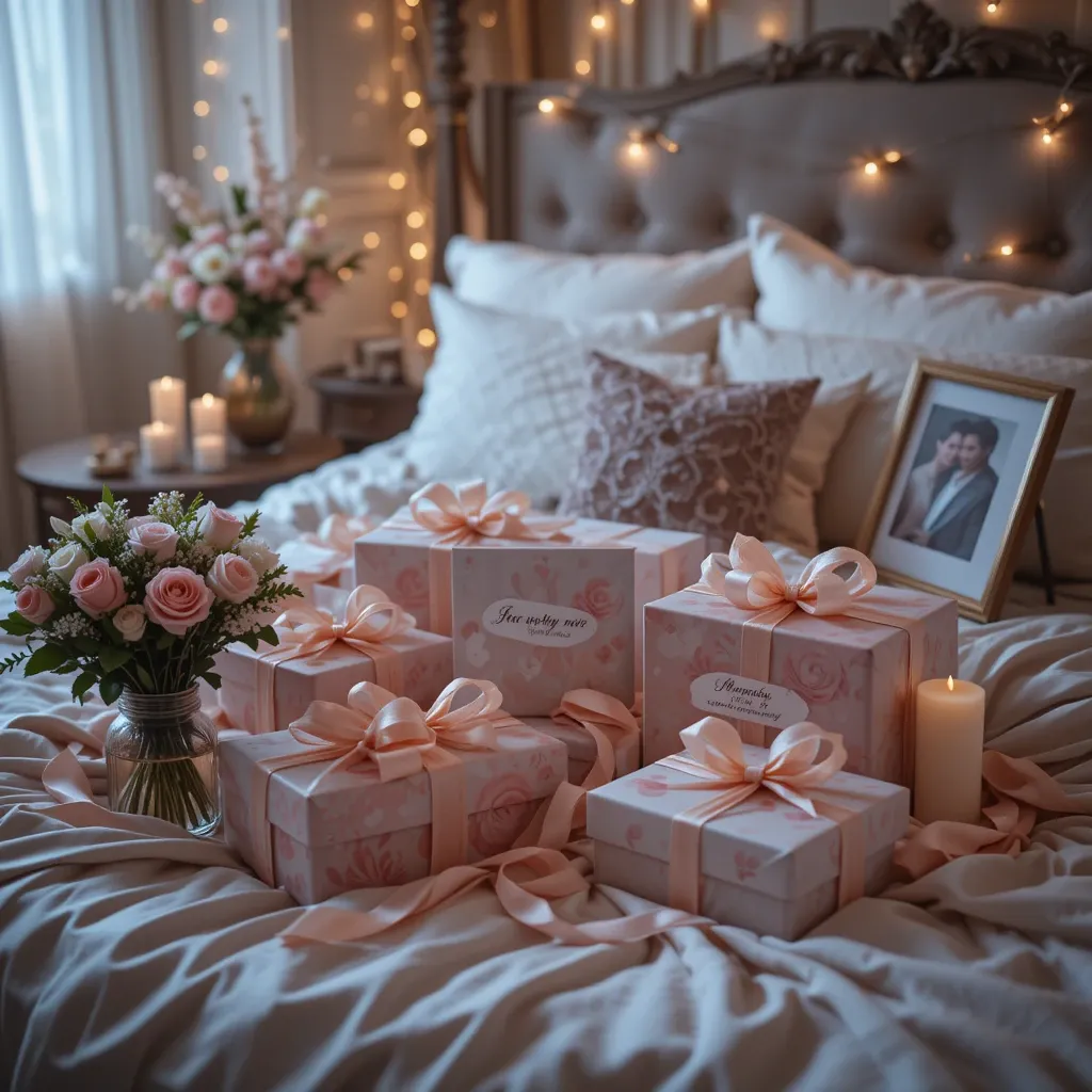 Surprise Gift Display with Romantic Touches