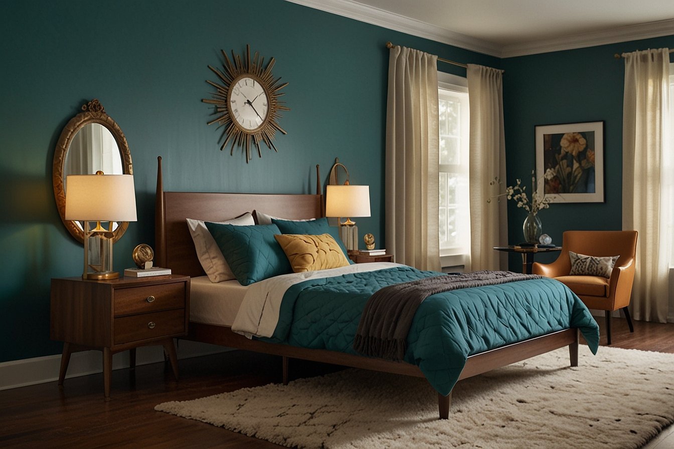 Teal Accent Walls