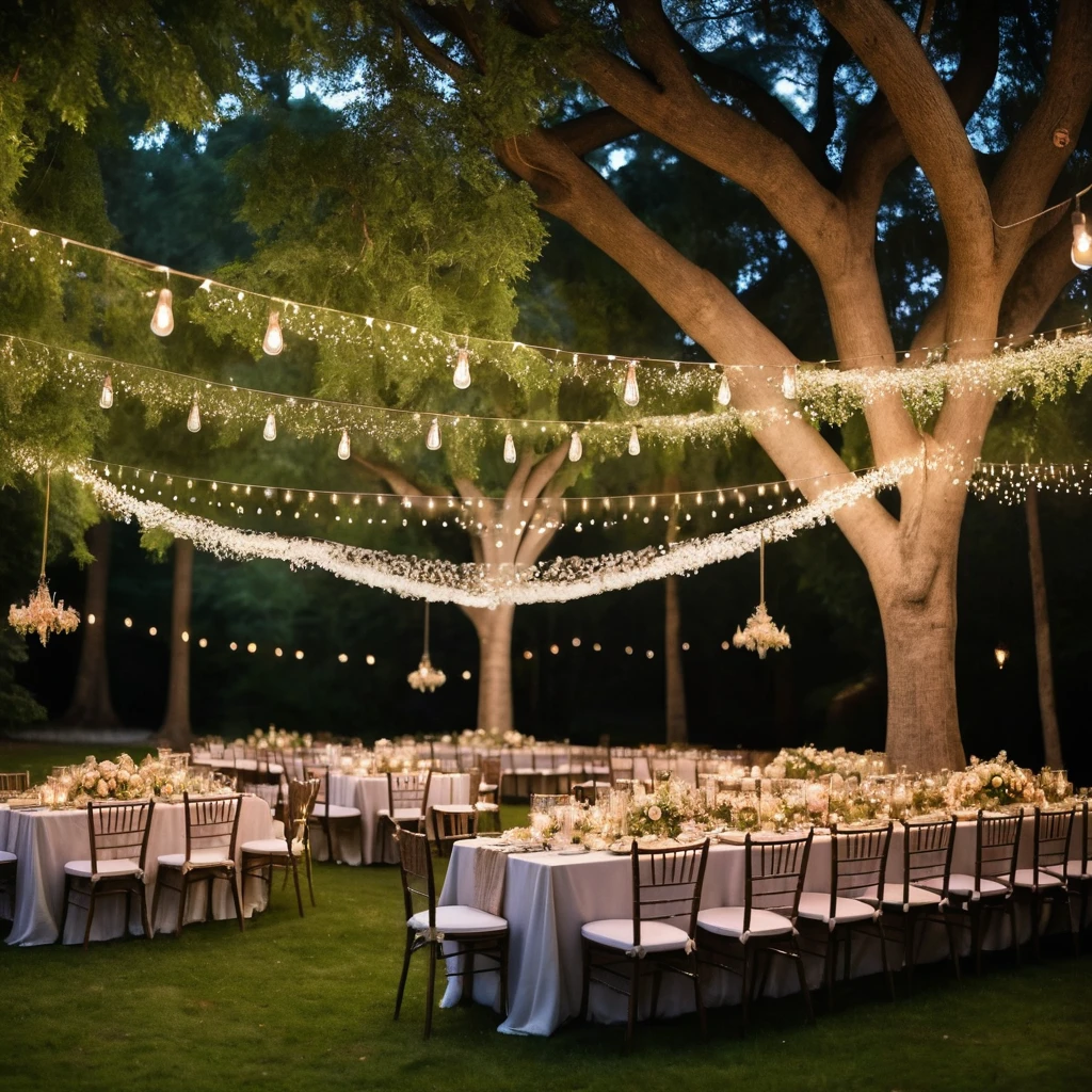 Twinkling Tree Canopy