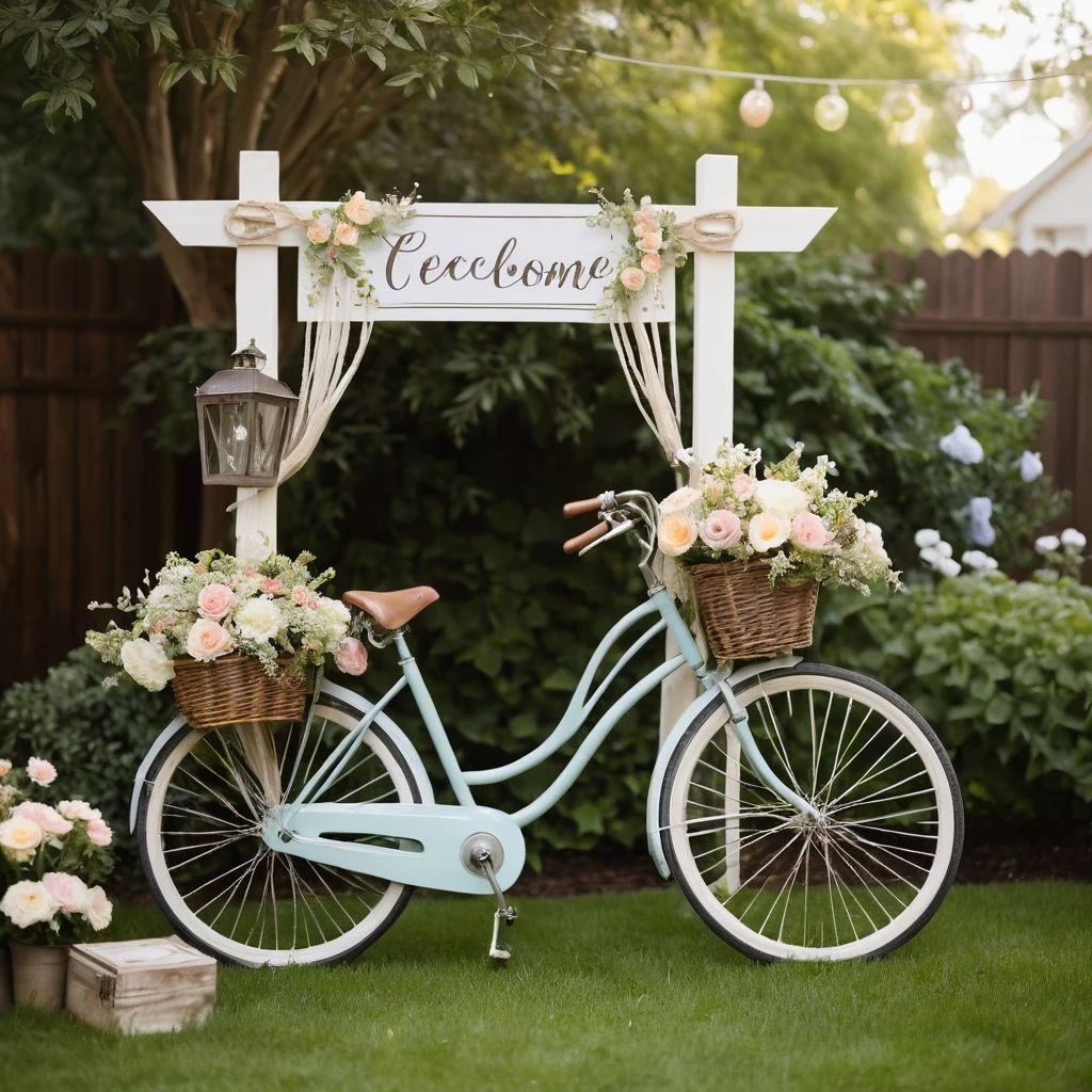 Vintage Bicycle Decor