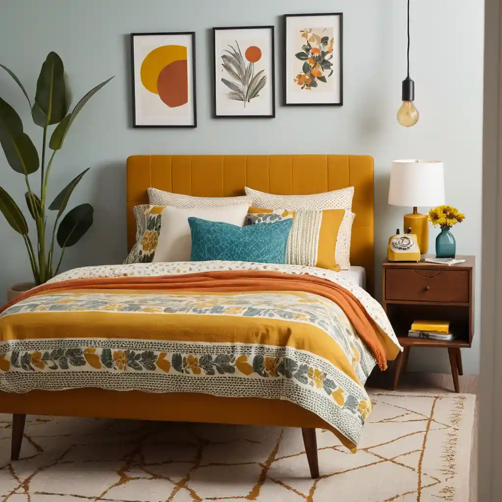 Vintage-Inspired Bedding