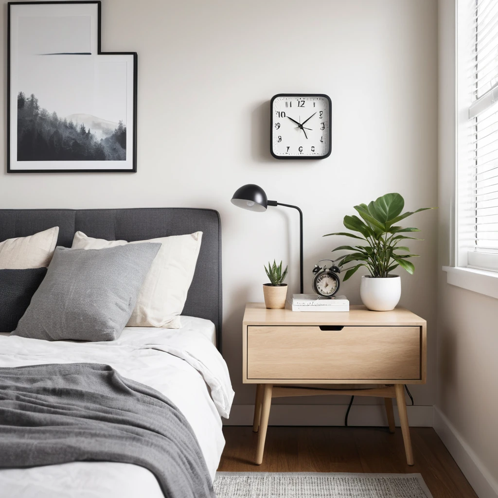 Wall-Mounted Nightstand for Minimalist Vibes