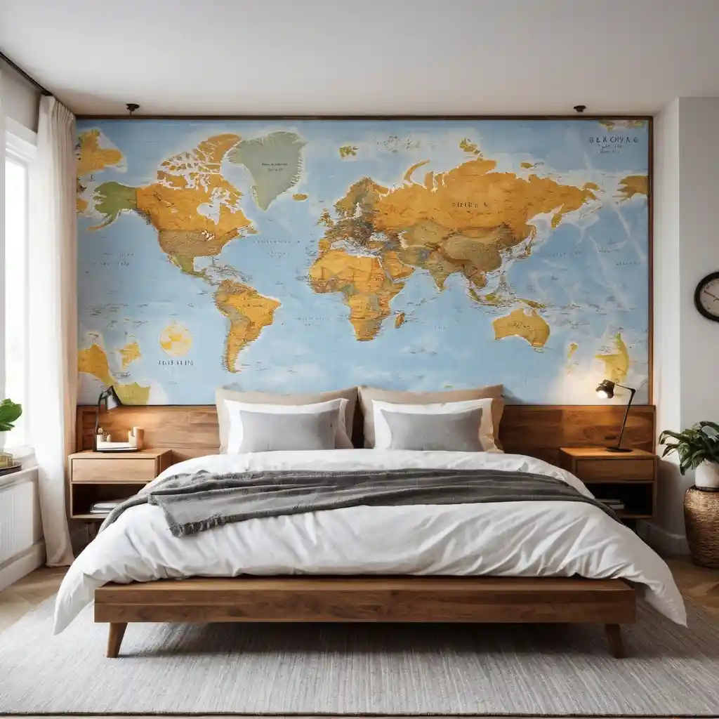 World Map Wall Art
