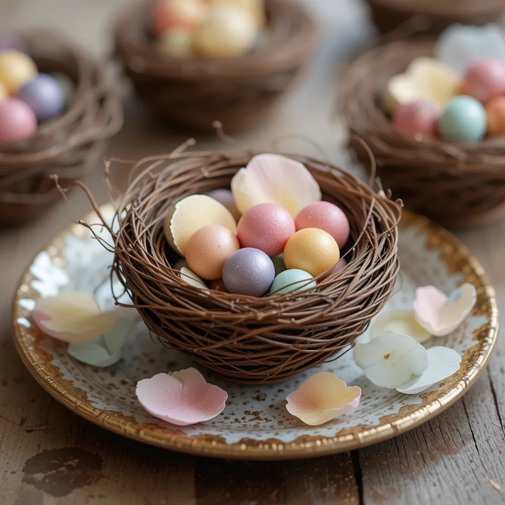 Bird Nest Wedding Favors