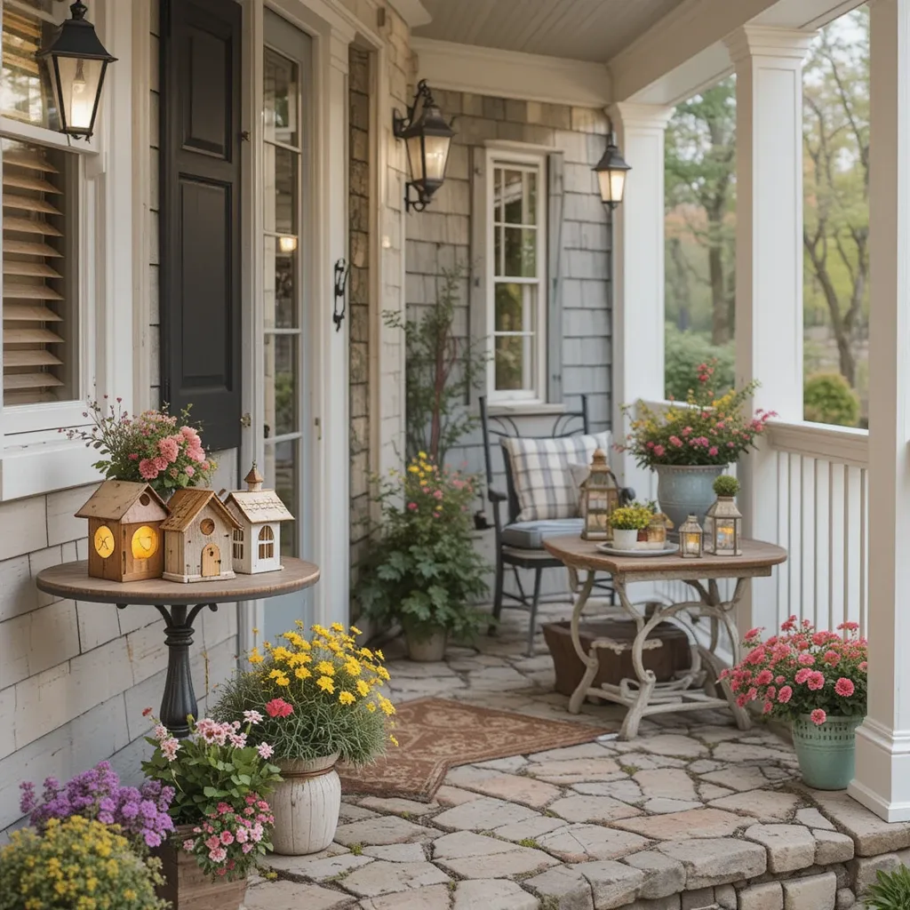 Birdhouses and Lanterns
