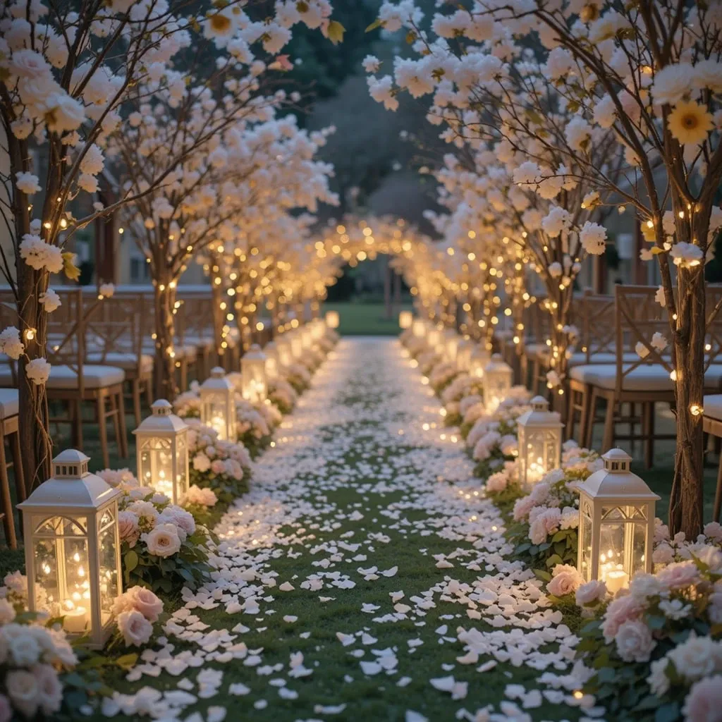 Blooming Aisle Lanterns