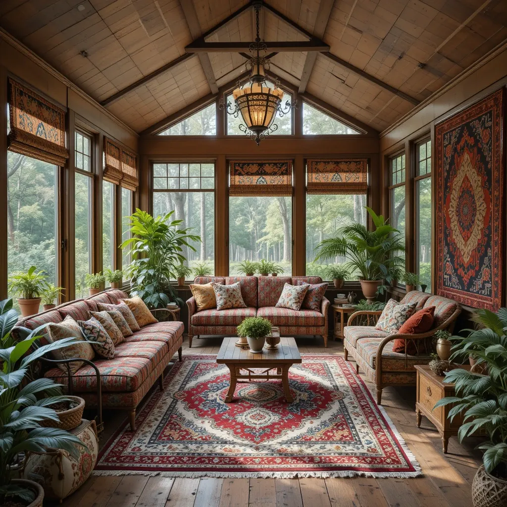Bohemian Style Sunroom