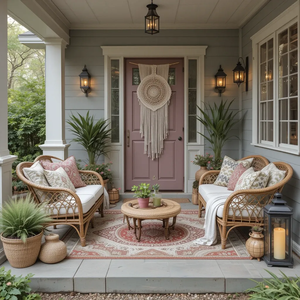 Boho-Inspired Spring Porch