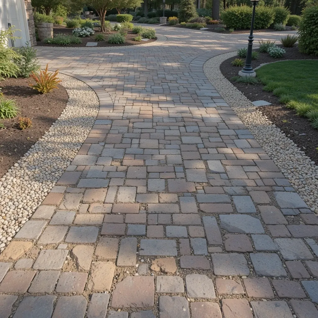 Brick and Gravel Combination