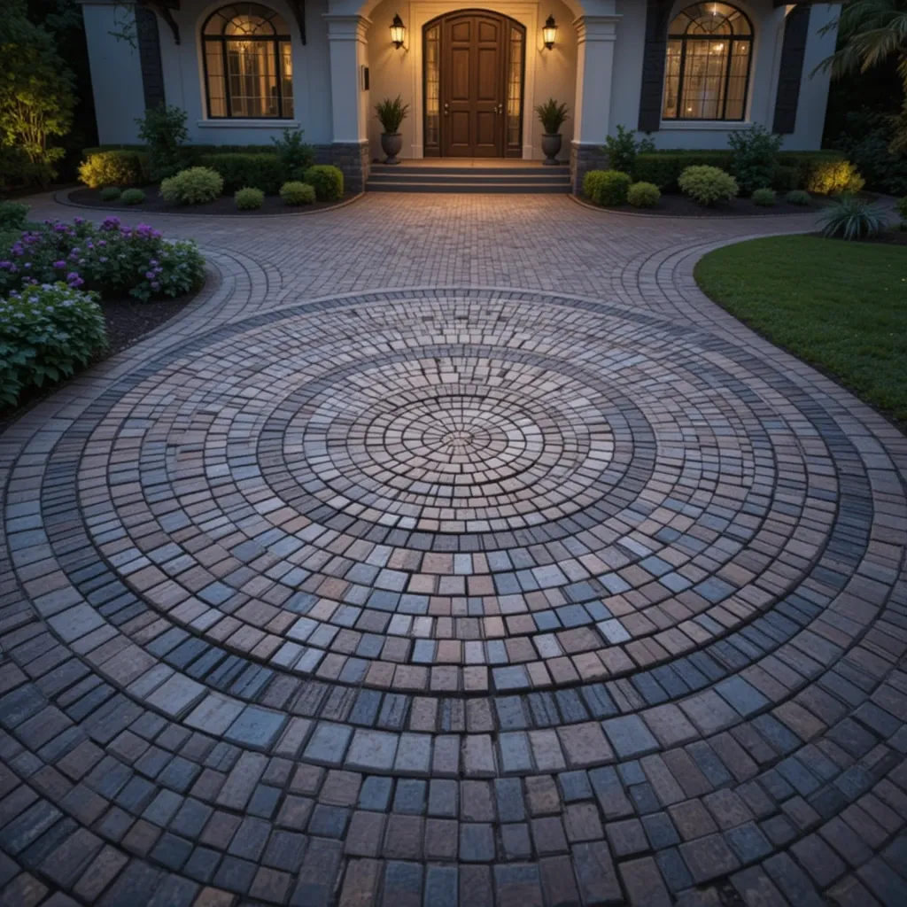 Circular Pattern Pavers