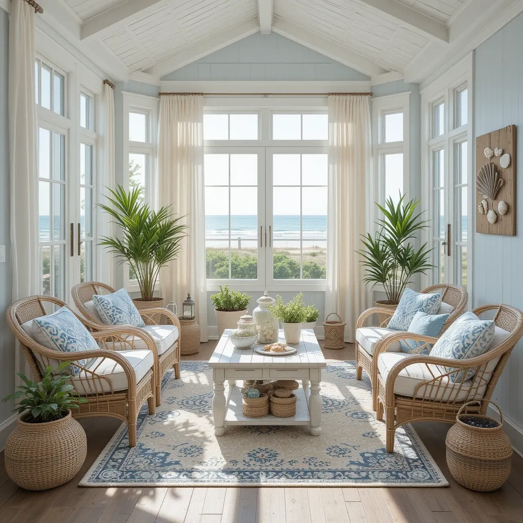 Coastal Vibes Sunroom