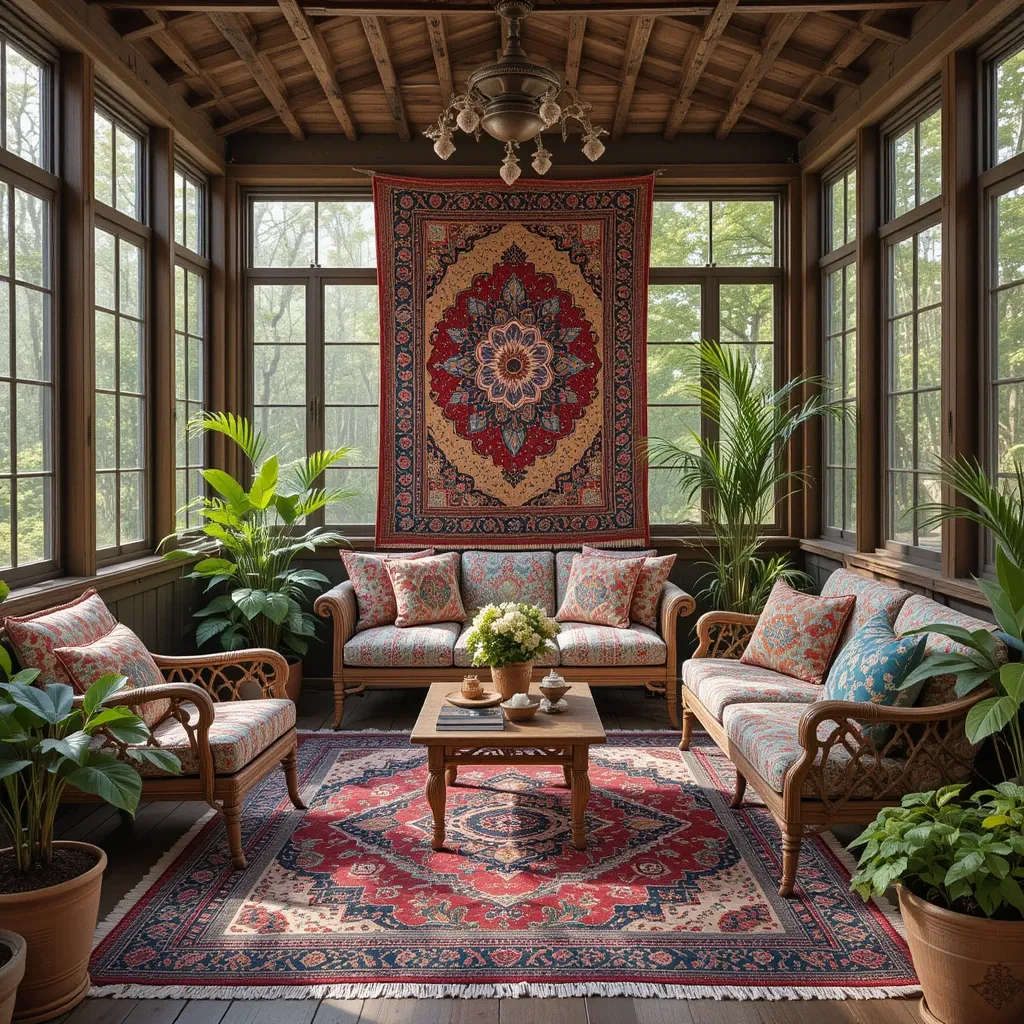 Eclectic Sunroom