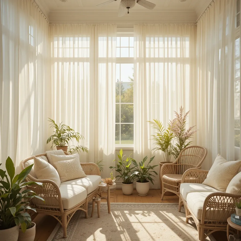 Incorporate Light, Airy Curtains