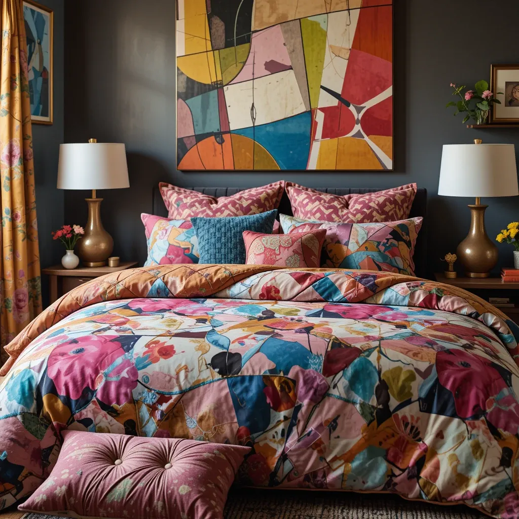 Multicolored Bedding