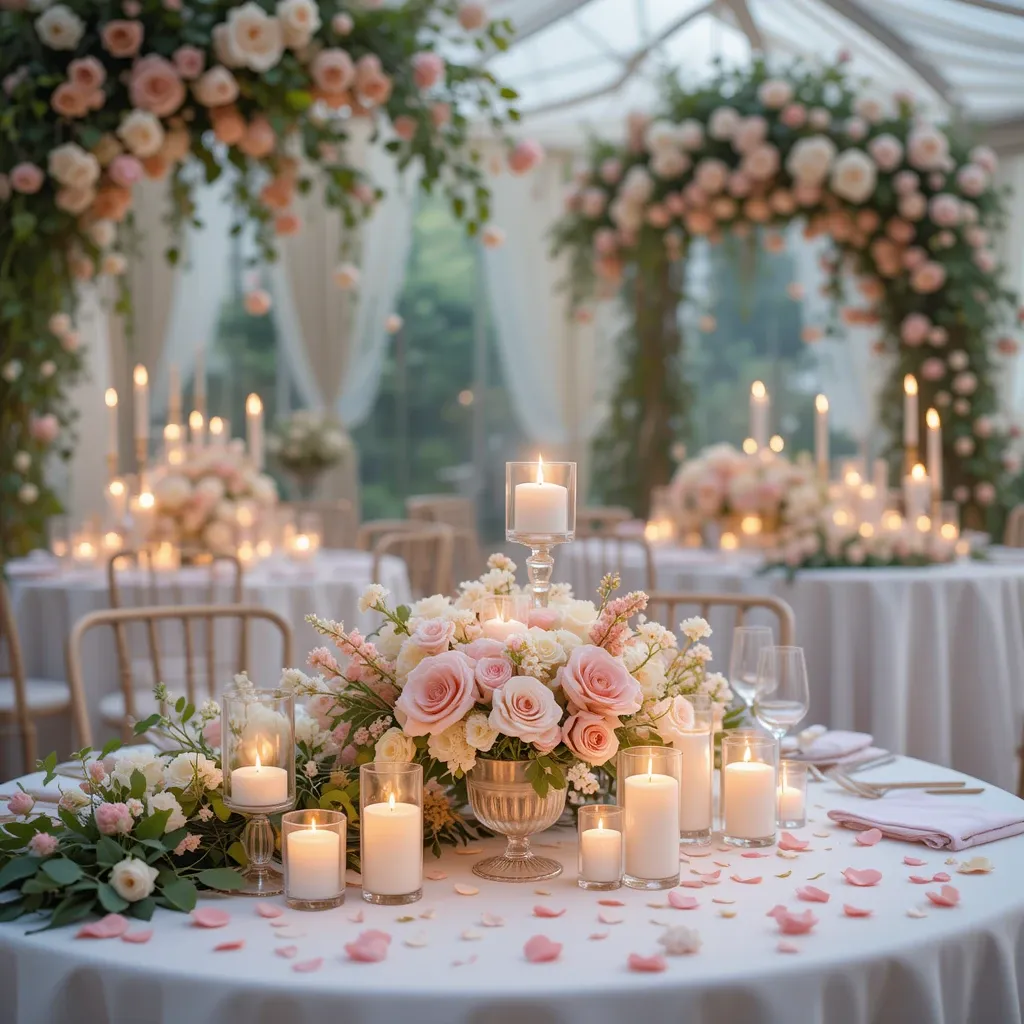 Romantic Candlelit Tables