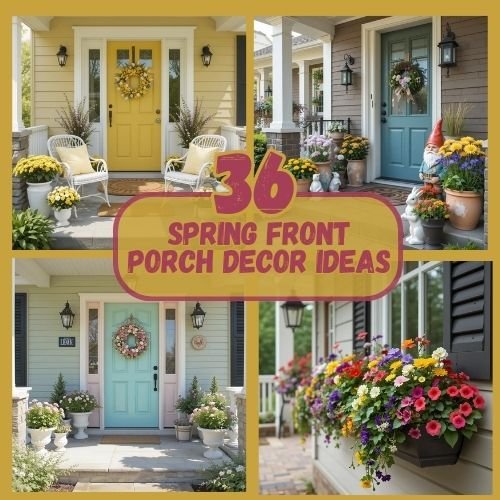 Spring Front Porch Decor Ideas