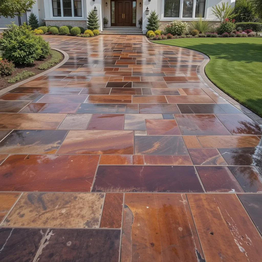 Stained Concrete Pavers