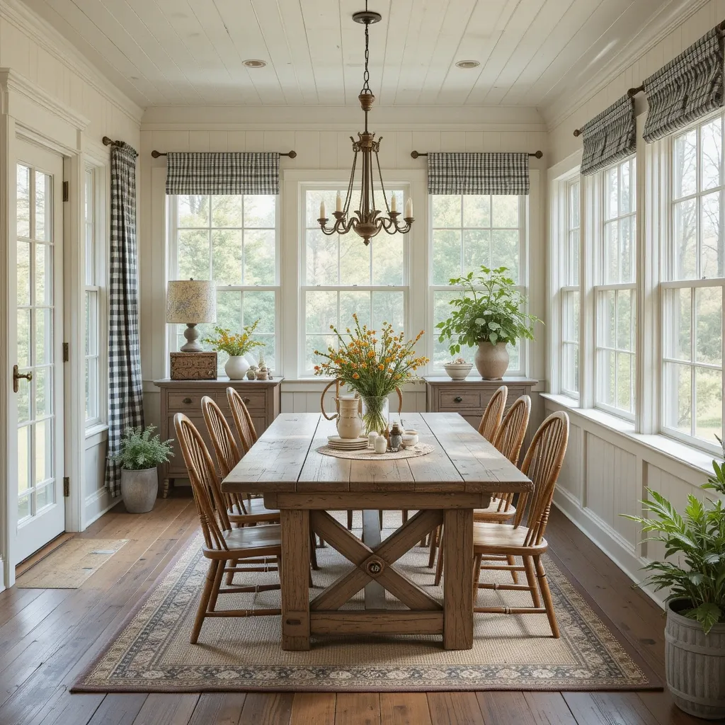 Try a Farmhouse-Style Sunroom
