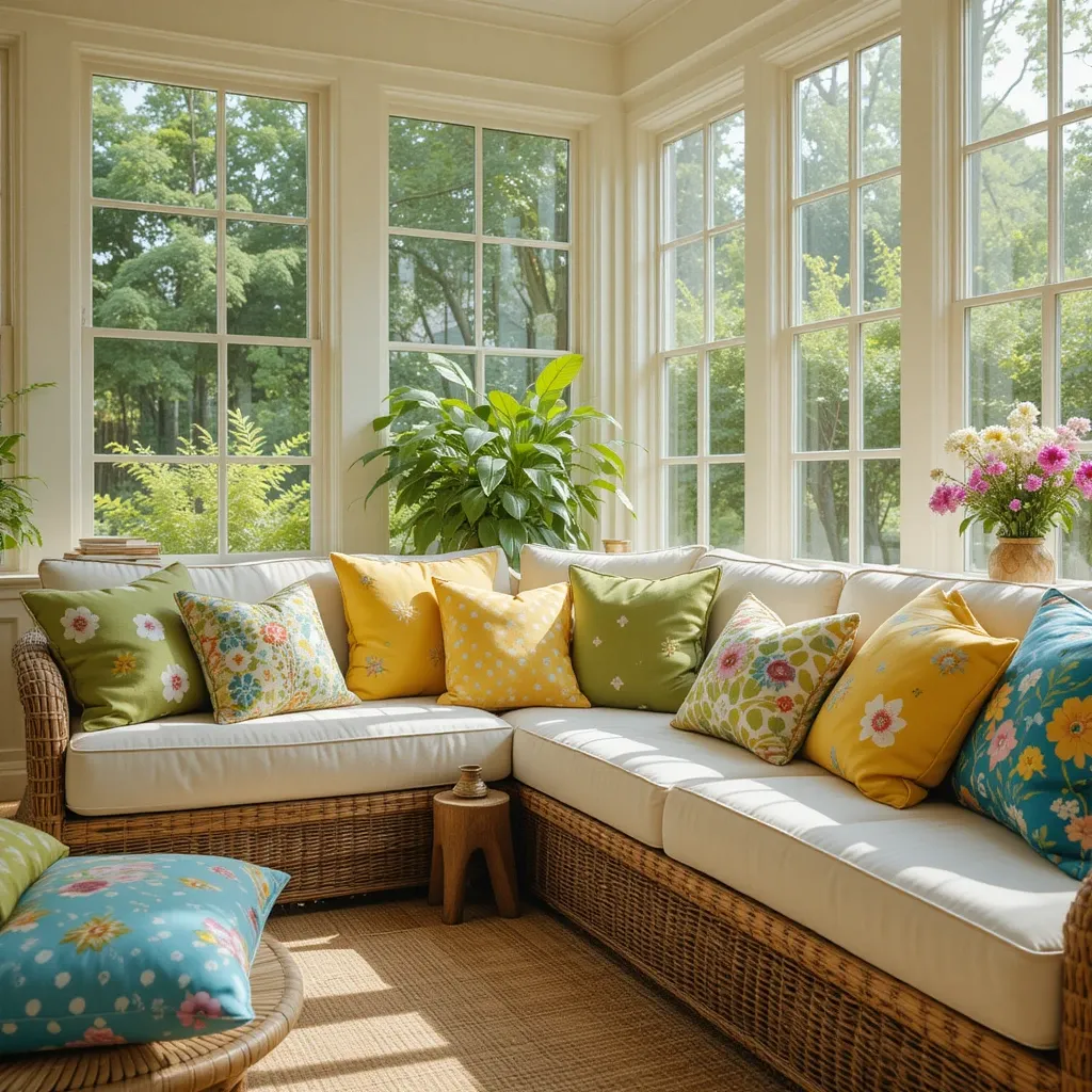 Use Bold Patterns for Cushions