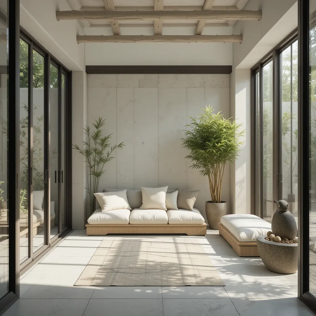 Zen-inspired Sunroom