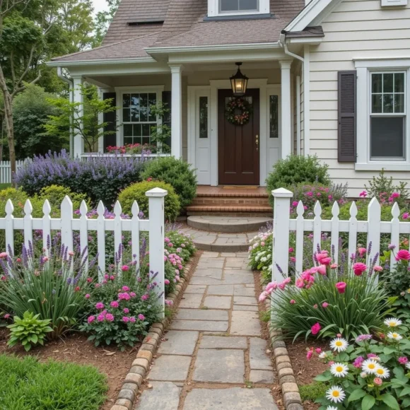 Cottage-Style Floral Border