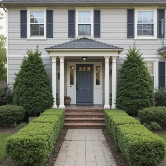 Symmetrical Shrub Design