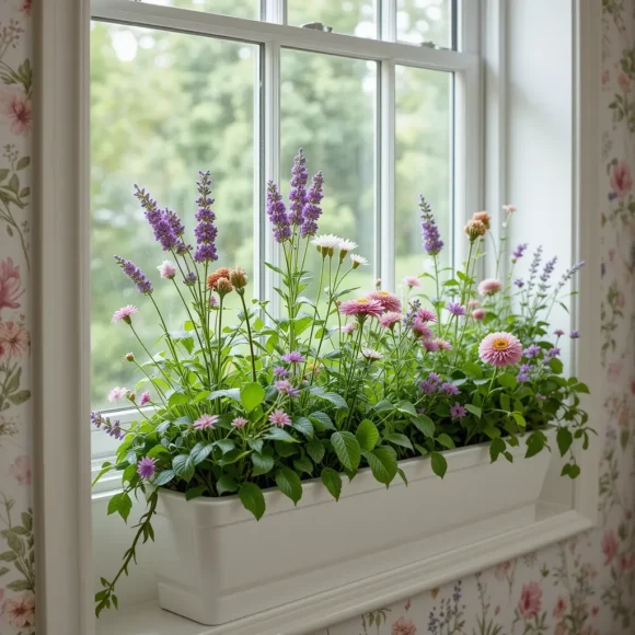 Herb Garden Window Box
